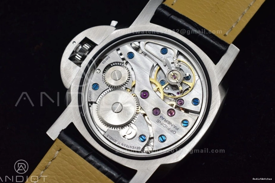 1:1 H with Y-Incabloc on Superlumed Dial Leather Strap PAM217 Black XF Best Edition Trendy 993 A6497 1227